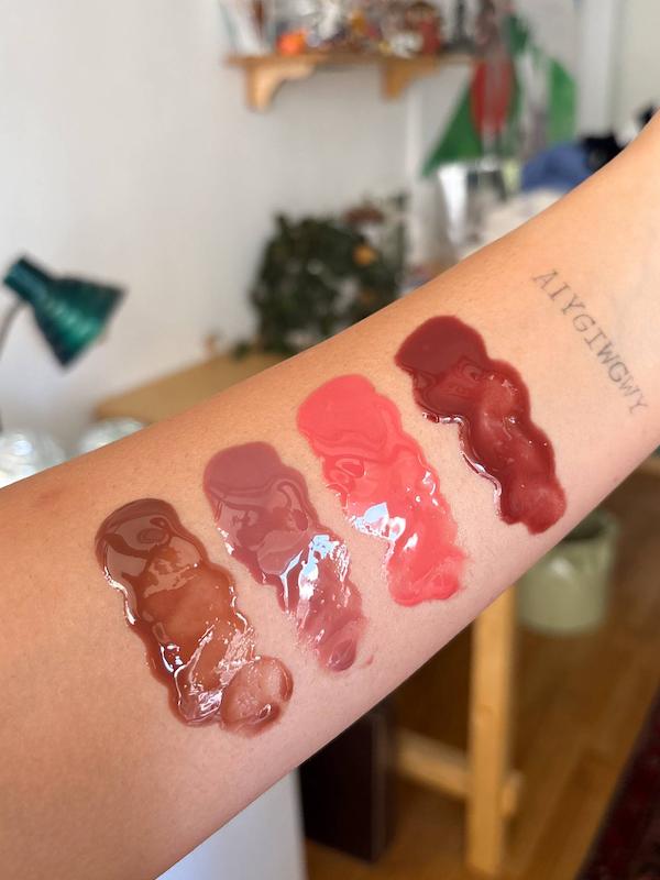 لیپ گلاس candy طرح laneige برند hues queen
