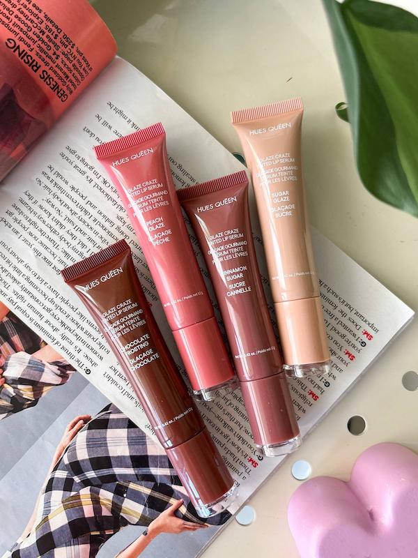 لیپ گلاس candy طرح laneige برند hues queen