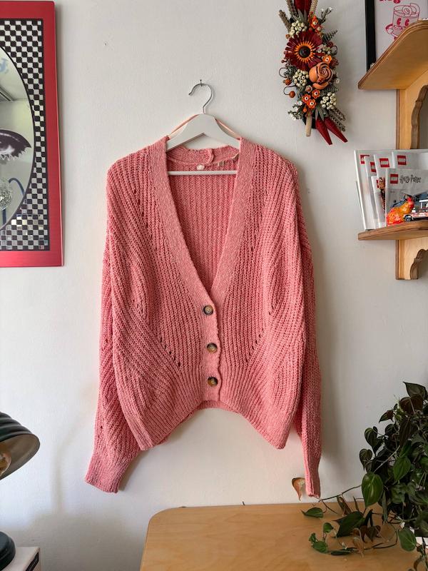 بافت نرم و لطیف کاردیگن صورتی برند Only