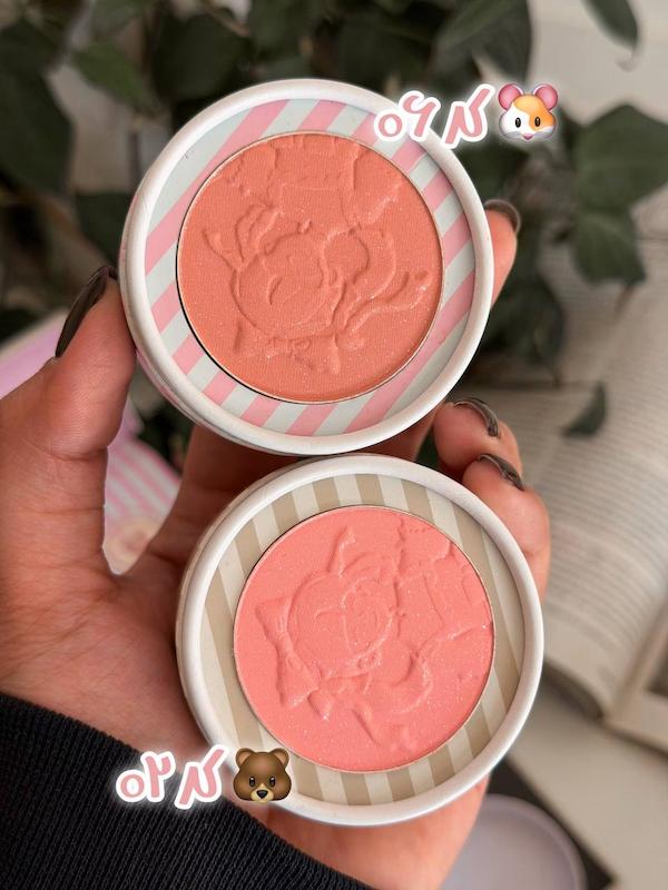 رژگونه گلیتری جامد پودری پرنسسی برند herorange