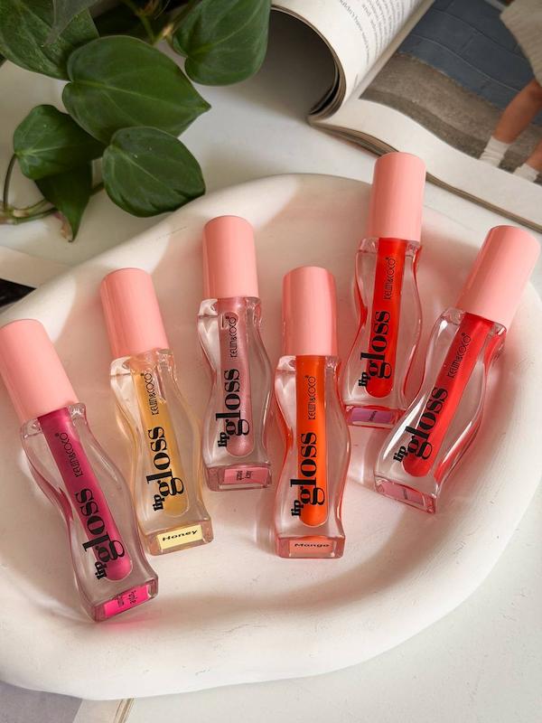 لیپ گلاس میوه ای دوپ گیسو برند kevin&coco