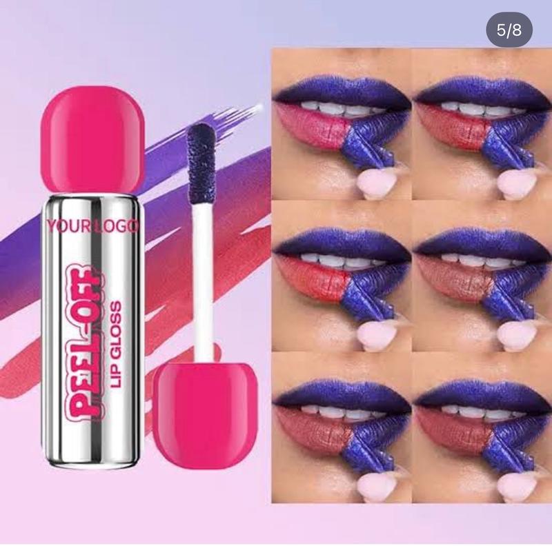 رژ پیل آف peel off پوکه نقره ای برند olibolla