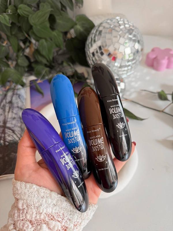 ریمل بلند کننده و حجم دهنده رنگبندی برند kiss beauty 