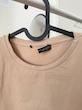 کراپ شرت نخی کرمی برند zara