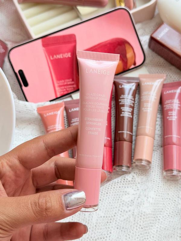 لیپ گلاس میوه ای و شکلاتی 6 رنگ دوپ اصلی LANEIGE