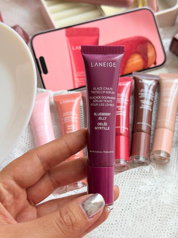 لیپ گلاس میوه ای و شکلاتی 6 رنگ دوپ اصلی LANEIGE