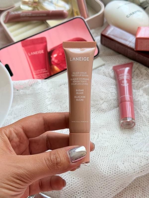 لیپ گلاس میوه ای و شکلاتی 6 رنگ دوپ اصلی LANEIGE