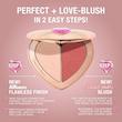 رژگونه اصلی قلبی شارلوت کد pillow talk/ flawless pink برند charlotte tilbury 