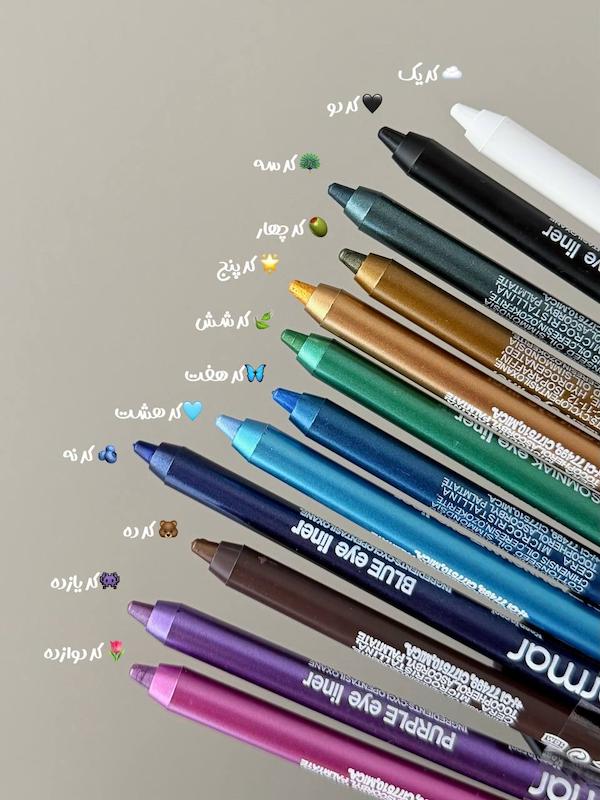 مداد چشم رنگی سری سوم فلورمار برند flormar