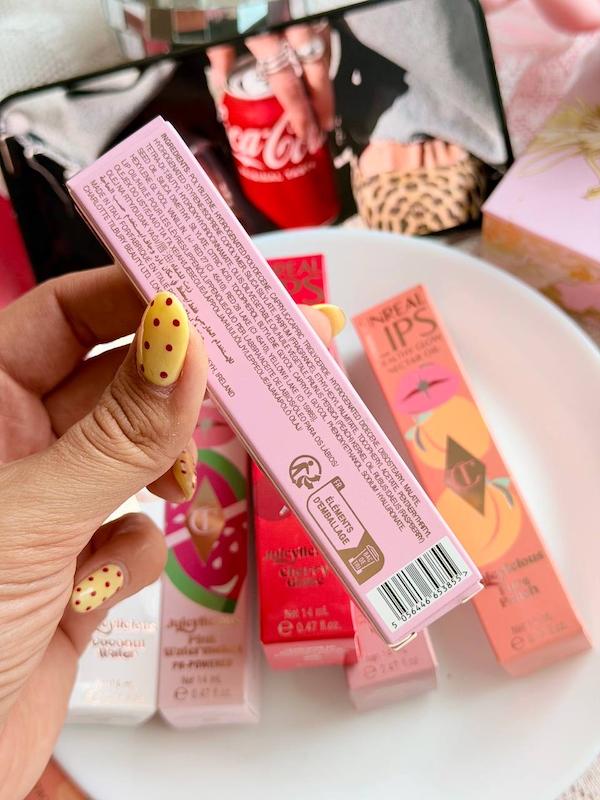 لیپ گلاس اصلی رایحه و طعم میوه ای برند شارلوت charlotte tilbury 