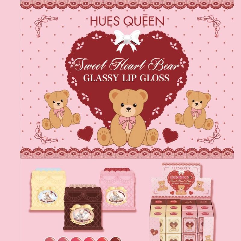 رژ خیس و کره ای کیک دوپ فلاور نوز برند hues queen