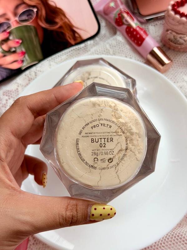 پنکک و پودر فیکس فشرده رنگ ۰۲ کره ای برند fenty beauty 