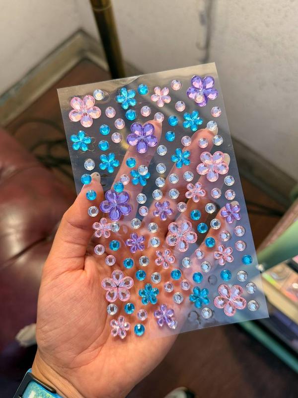 نگین رنگی ترند وارداتی ✨🌸 ۷ رنگ مختلف