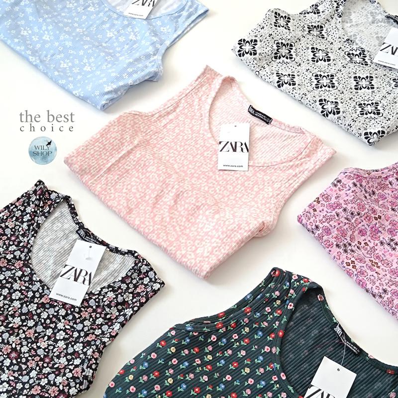 تاپ کبریتی طرحدار ZARA