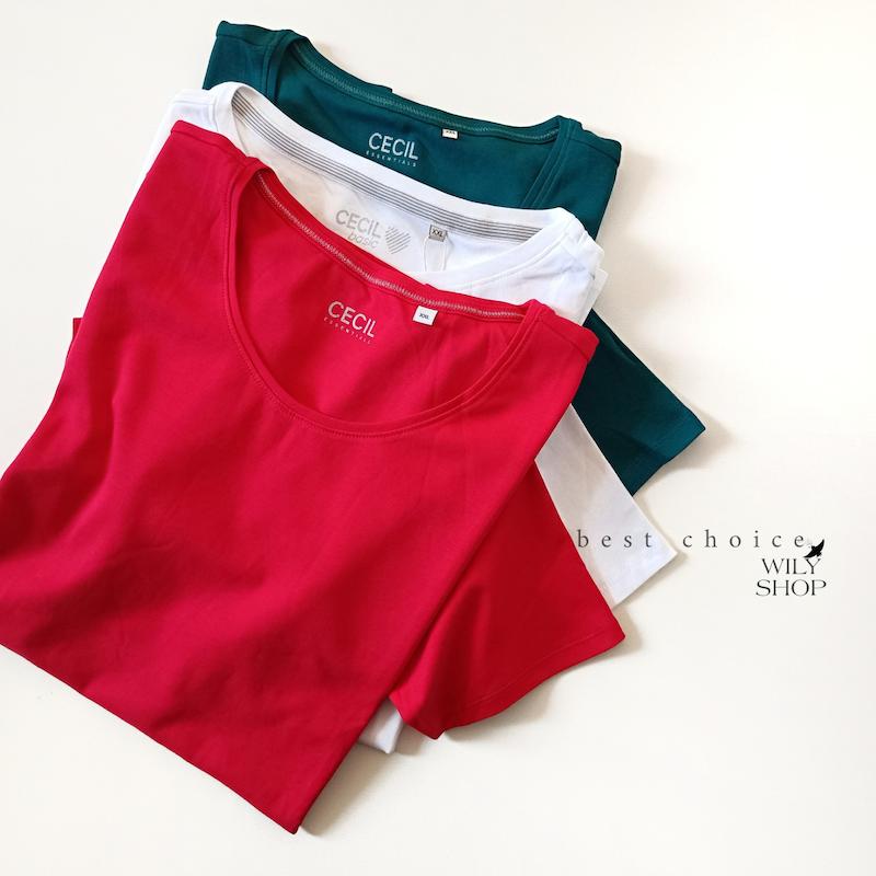 تیشرت یقه گرد CECIL