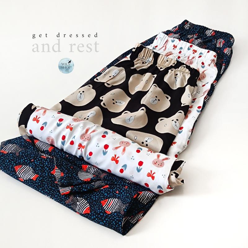 شلوار راحتی نخی تایلندی