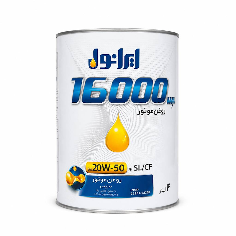 روغن موتور ایرانول 16000 20W50