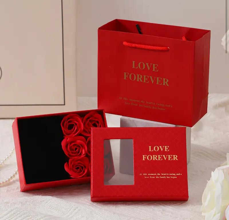 باکس شش گل معطر با بگ 