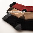  ‎پَکِ ۳ جُفتیِ جورابِ Wool Christmas pack