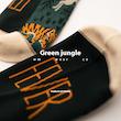جورابِ تَک جُفتِ مُچی Green jungle