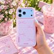 Pink Leather Case with Bow Design  |  قاب پاپیونی چرمی