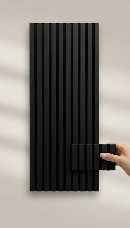 ترمووال pvc پشت فوم دار ۵۰×۲۸۰ شرکتی رنگ مشکی