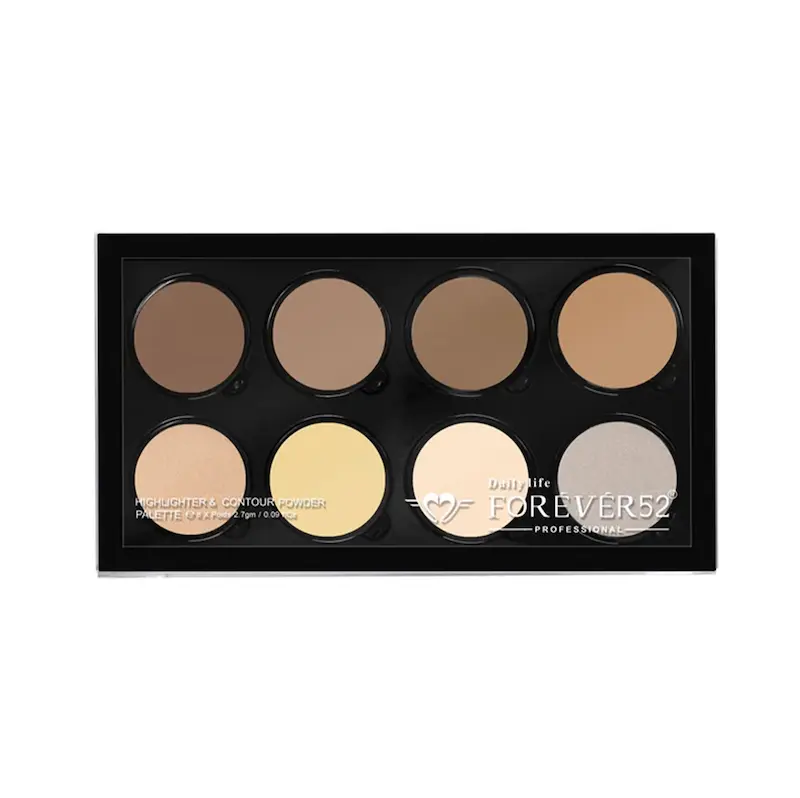 Forever 52 Dry Contour and Highlighter Palette Model FOREVER52 PROFESSIONAL FHC001