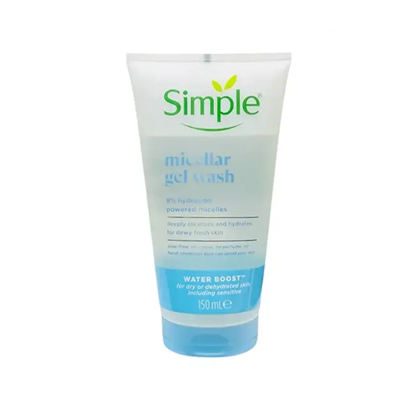 ژل شستشوی صورت سیمپل مدل میسلار SIMPLE MICELLAR GEL WASH