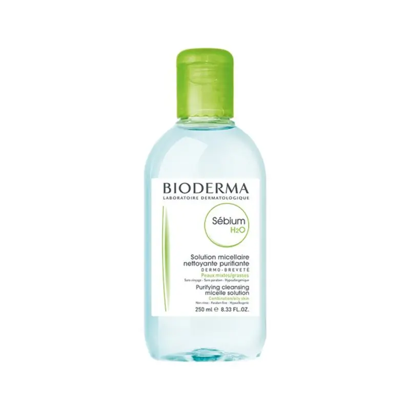 Bioderma Sebium H2O makeup remover for oily and acne-prone skin, 250ml