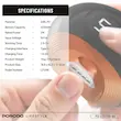 ست ناخن گیر و سوهان شارژی پرودو مدل PORODO NAIL TRIMMER SET PDLFST119