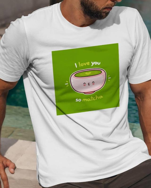 تیشرت گرافیکی ماچا