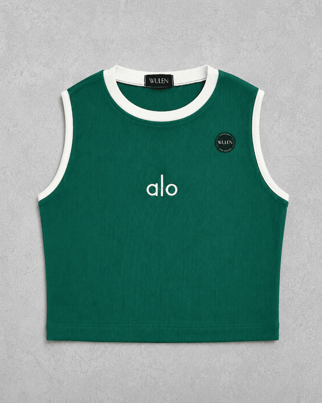کراپ‌تاپ طرح Alo رنگ سبز 