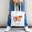 کیف پارچه‌ای (توت بگ) طرح گربه SMILE