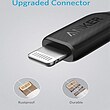 کابل شارژ USB به Lightening انکر مدل A8813 طول 1.8 متر