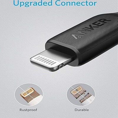 کابل شارژ USB به Lightening انکر مدل A8813 طول 1.8 متر