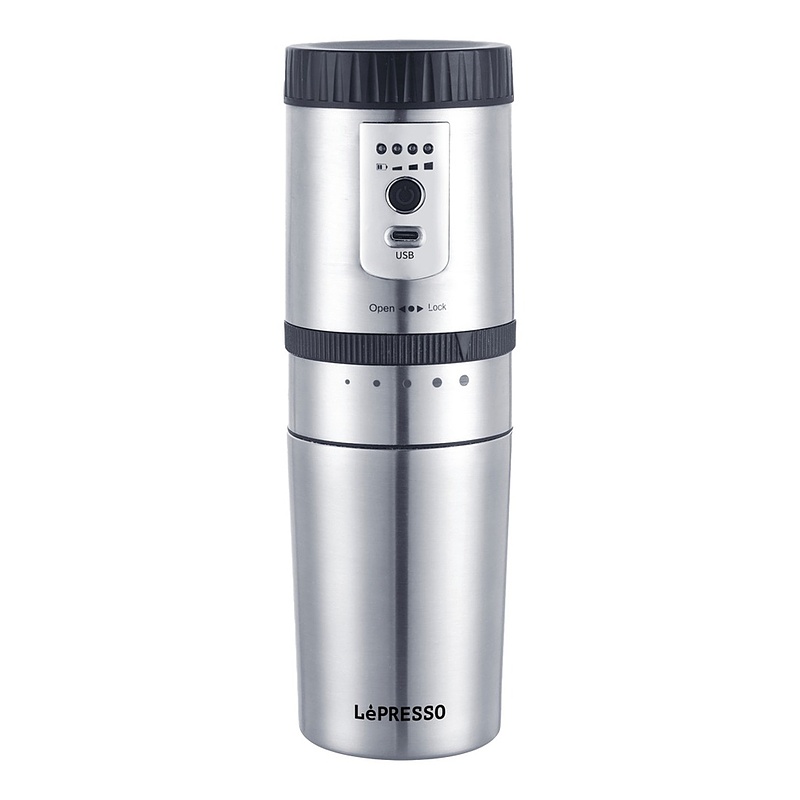 قهوه ساز لپرسو LePresso Portable Mug Burr Grinder Coffee Maker 