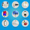 کابل تبدیل USB به لایتنینگ ، microUSB ، USB-C برند First You مدل C004