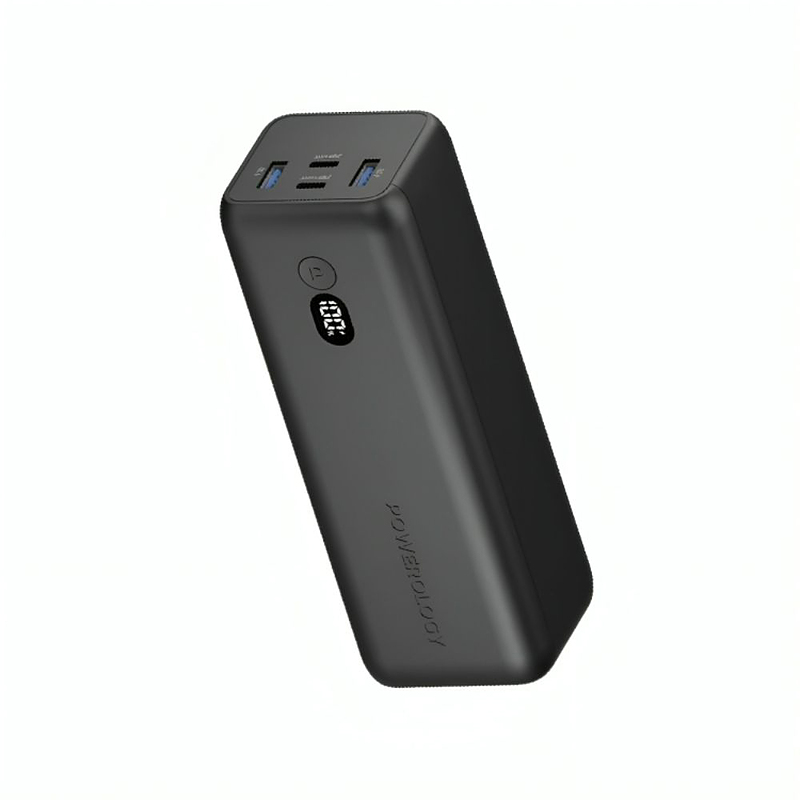 پاوربانک POWEROLOGY مدل ONYX 30000MAH 100W DUAL USB-C 