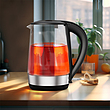 کتری برقی LEPRESSO مدل  360 Transparent Quick-Boil Glass Kettle LPRGKTBK