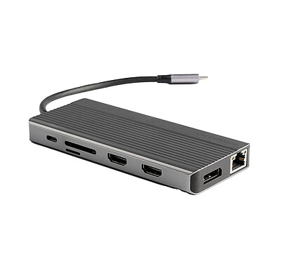 هاب 13 پورت POWEROLOGY مدل 13in1 USB-C Hub P131HBCGY