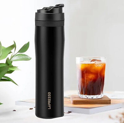 ماگ قهوه ساز لپرسو مدل PORTABLE FRENCH PRESS LPSPFPBK