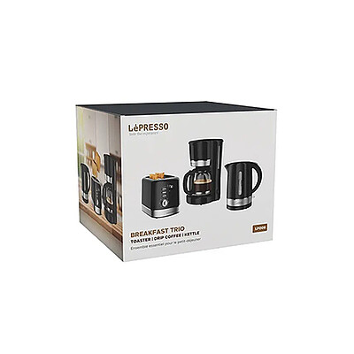 ست صبحانه خوری لپرسو مدل LEPRESSO LPCFFM0009-BK