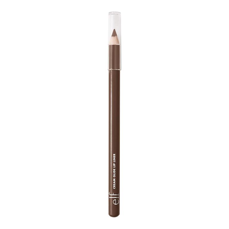 خط لب الف رنگ Dark Cocoa قهوه‌ ای , e.l.f. Cream Glide Lip Liner - Dark Cocoa