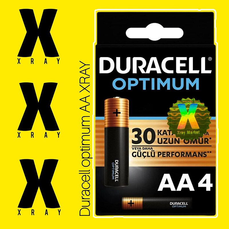 باتری قلمی dutacell optimum AA XRAY بسته چهار عددی