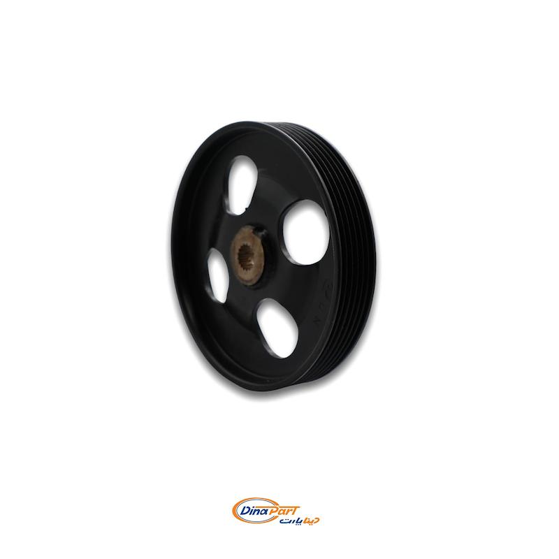 ‫پولی پمپ هیدرولیک فرمان (خاری) پژو 405‬‏ - 21202249 - دینا پارت