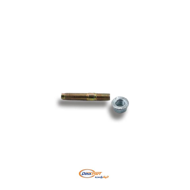 ‫پیچ و مهره دو سر هشت بغل اگزوز پژو 405‬‏ - 21202243 - دینا پارت