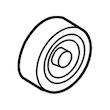 پولی (فولی) هرزگرد برای کیا اوپتیما - Pulley Idler for Kia Optima - 25287-25110
