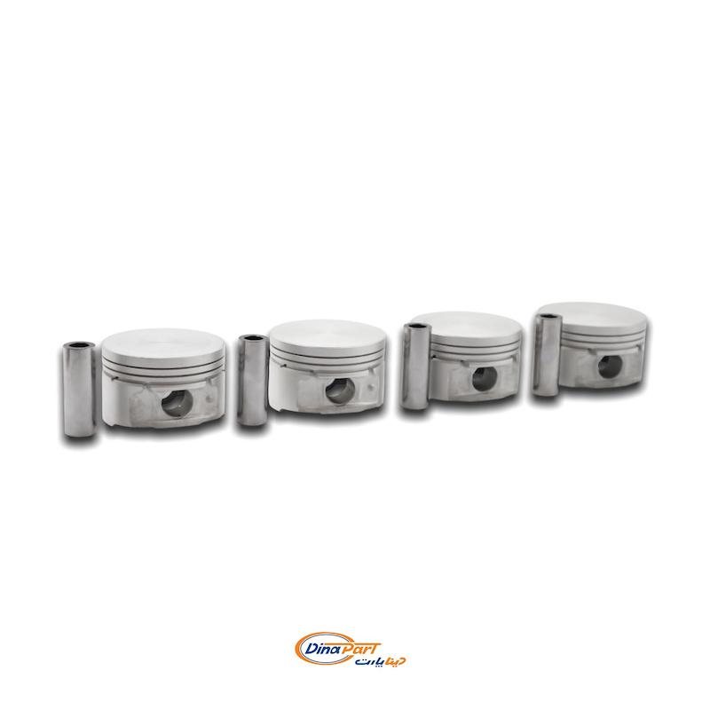 پیستون با گژن پین (050) تیپ 5 پژو 206 - 21602221 - دینا پارت