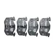 لنت ترمزچرخ عقب (دست 4عددی) تکستار پژو 207 - 1620200425 - ایساکو