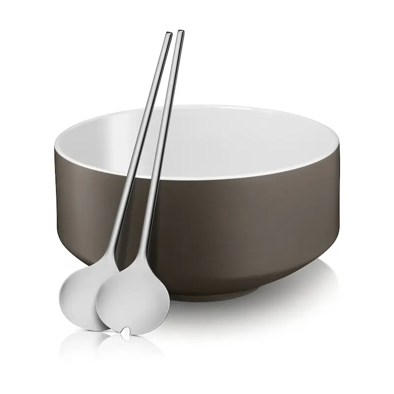 ظرف سالاد وی ام اف مدل WMF MOTO Salad Set lava grey, 3-piece